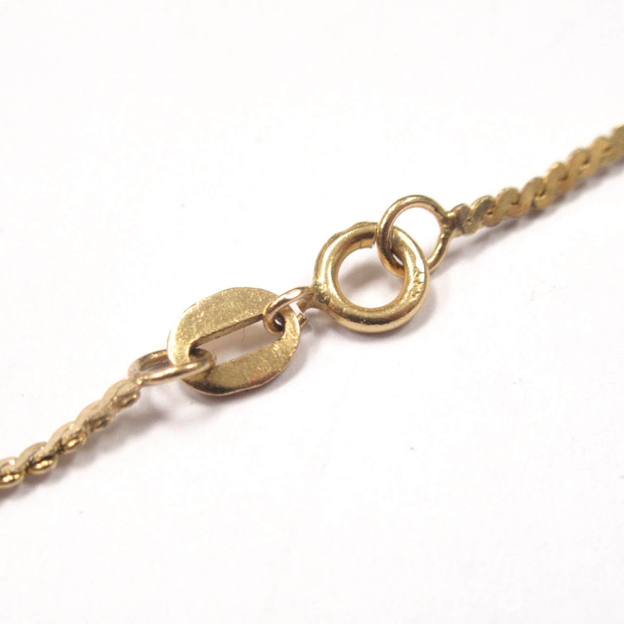 14K Gold Chain Bracelet