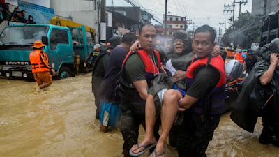 Banjir, ribuan warga diungsikan