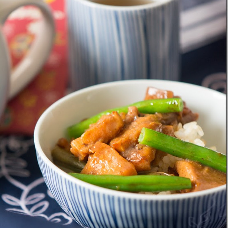 Persimmon and Chicken Teriyaki