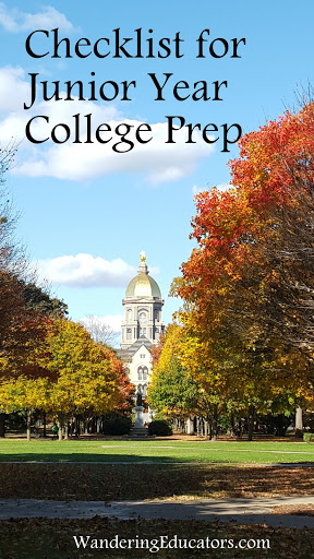 Checklist for Junior Year College Prep