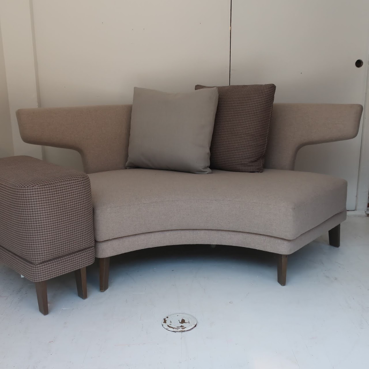 Ted Boerner Demilune Sofa