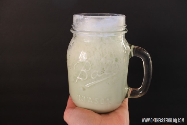 Homemade Shamrock Shake