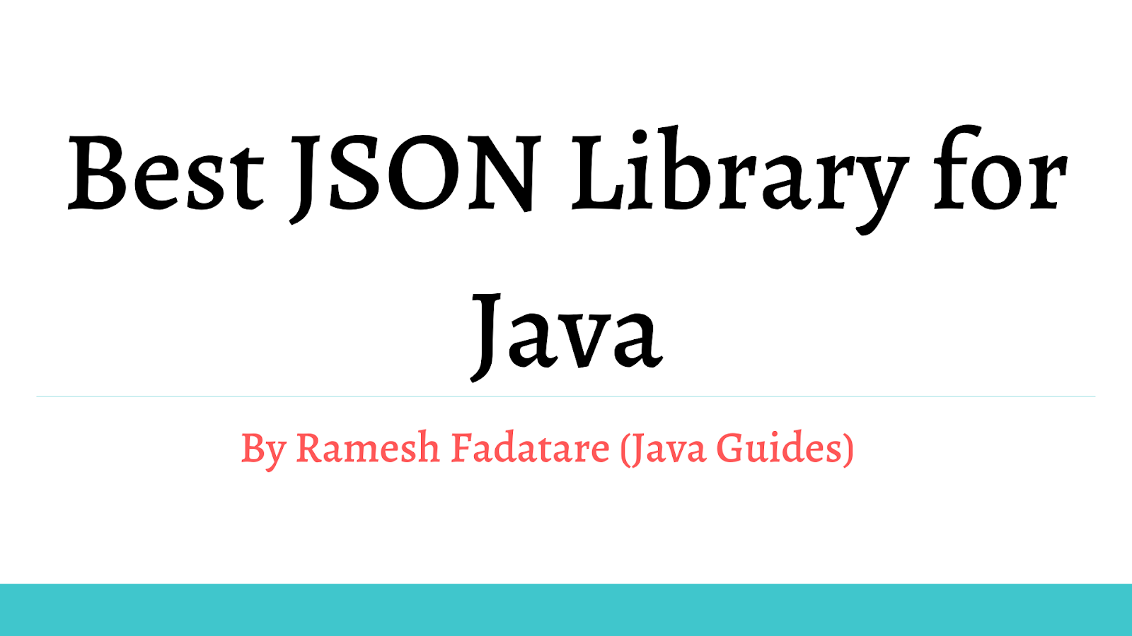 Best Json Library For Java Best Json Library For Java