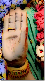 [Rama's lotus hand]