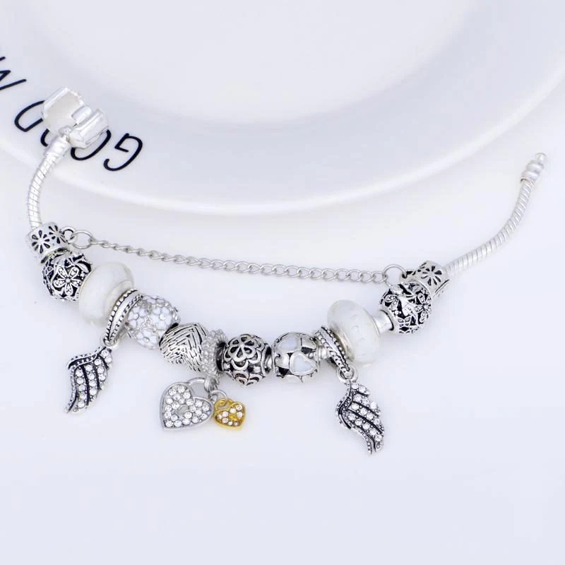 Bracelet à perles en cristal