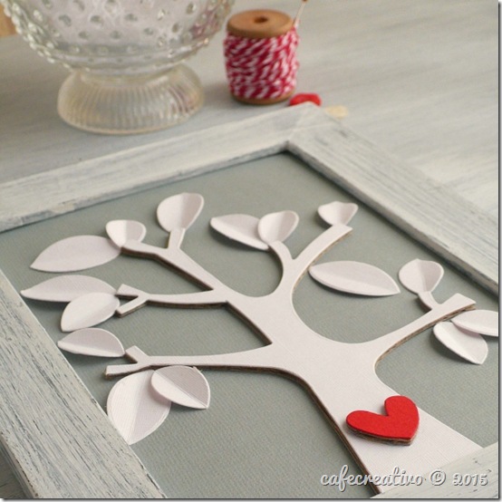 cafe creativo - sizzix big shot plus - fustelle - home decor - cornice shabby chic