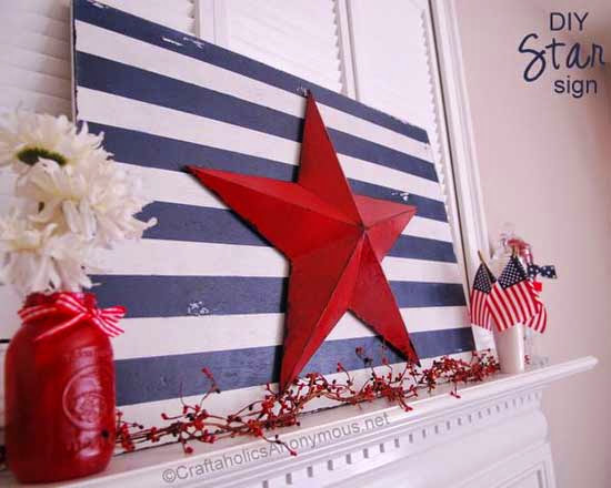 Decorar Estados Unidos 4 de julio.