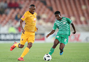 Bernard Parker (L) of Kaizer Chiefs challenged by Neo Maema (R) of Bloemfontein Celtic during an Absa Premiership match. Maema is looking to nail down a regular starting place at Celtic. 