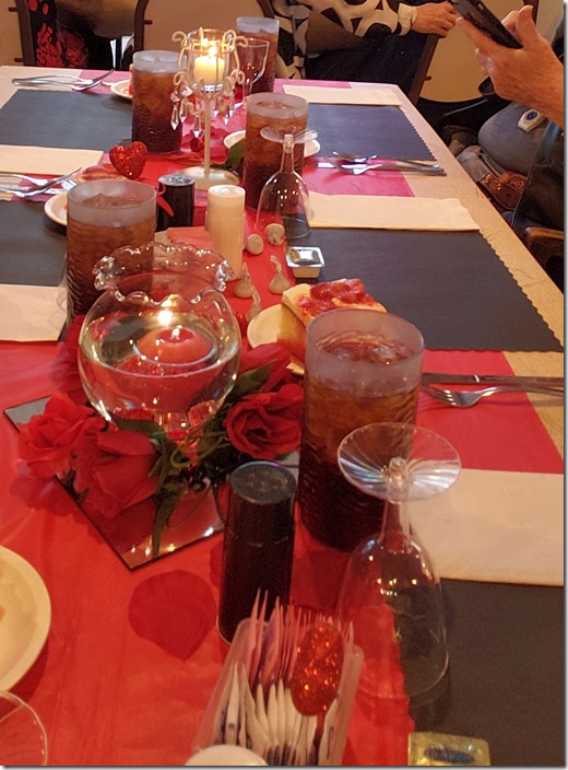 Valentines Table Setting