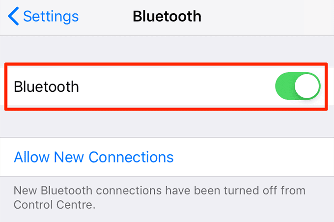 Bluetooth-schakelaar