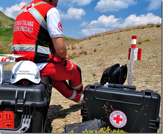 croce rossa ricerca e soccorso droni abetone