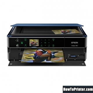 Reset Epson Artisan 720 printer with Epson resetter