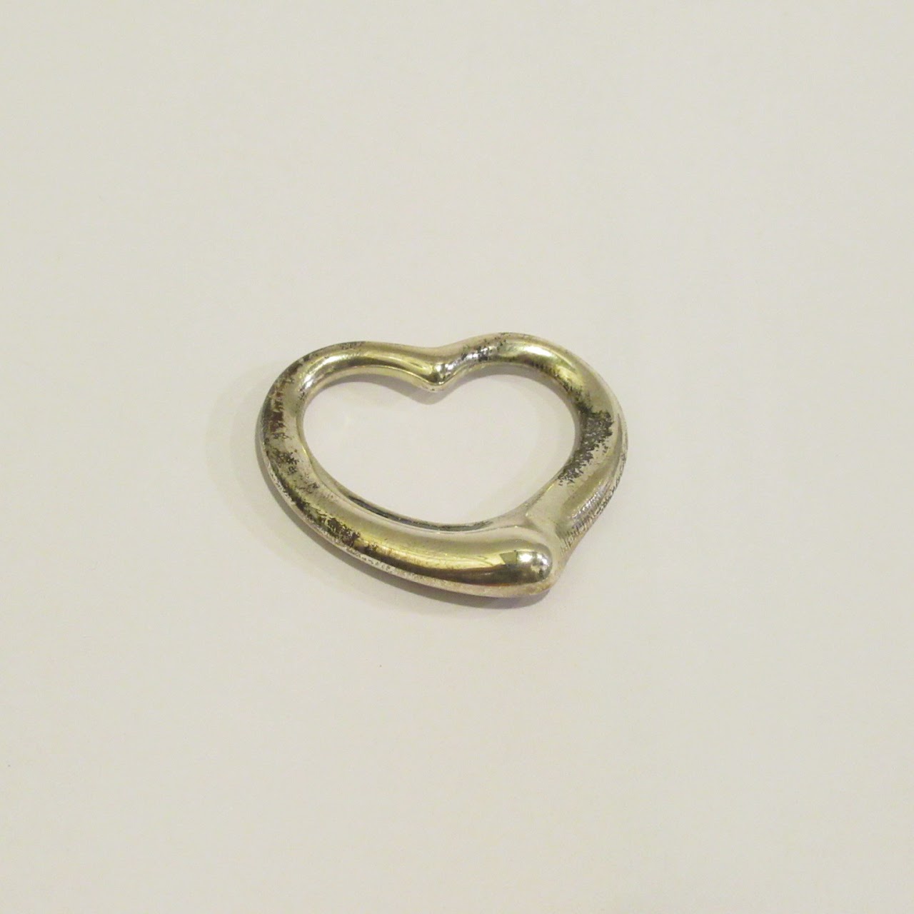 Tiffany & Co. Logo Scarf Ring Silver Plated 925 A28205