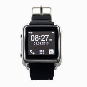  Generic Smartwatch Smart Bluetooth Watch Sync Anti-lost for Iphone Mobile Phone Smartphone Black