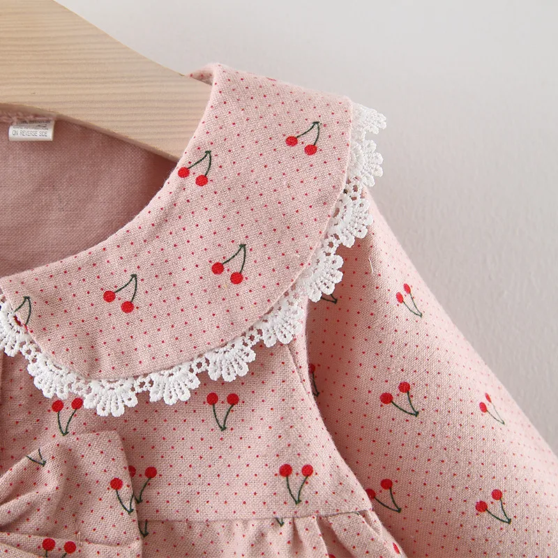 Vestido Princesa con Cuello de Muñeca Estilo Western para Niñas, Ideal para Fiestas y Ocasiones Especiales, Diseño Elegante y Confortable.