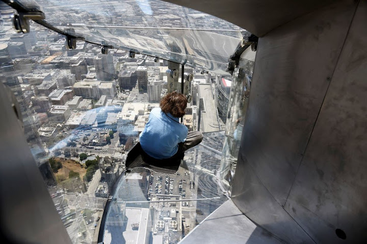 Skyslider, o tobogã nas alturas de Los Angeles