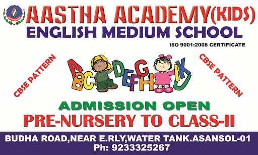 Aastha Academy, Budha Road and Dav school road junction, Near E.Rly water tank, Asansol, West Bengal 713301, India, Academy, state WB