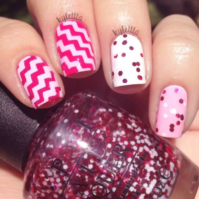 Pink Nails Designs to Look Romantic and Girly - Fashionre