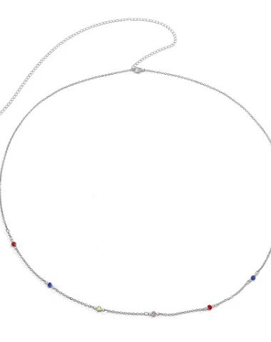 Sexy, eenvoudige metalen kettingrie - 2