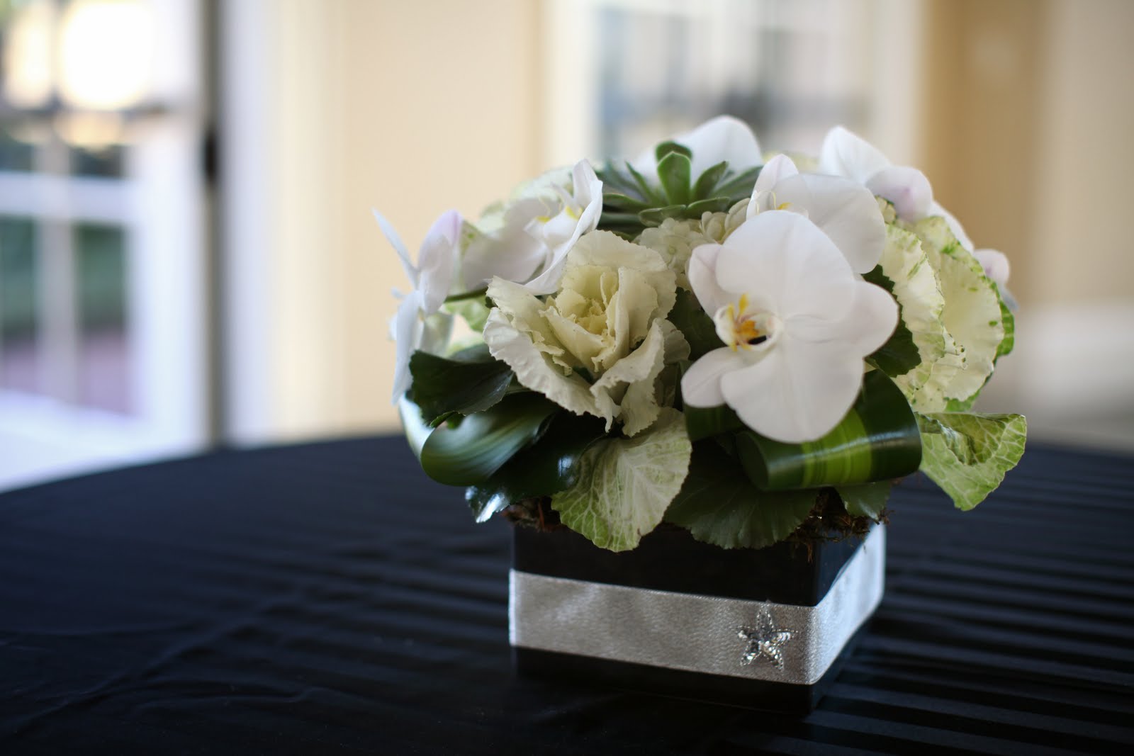 orchid centerpieces for