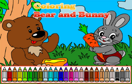 Coloring Bear and Bunny small promo image