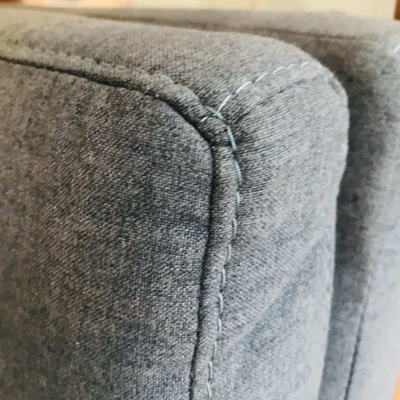 Button-Tufted Back Tuxedo Sofa