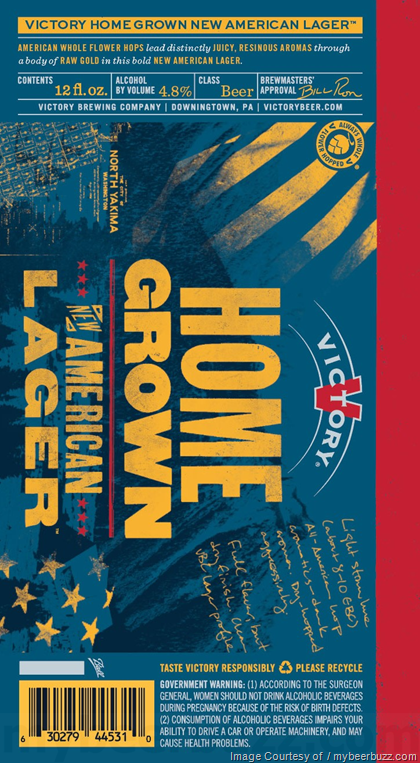 Victory Home Grown Lager 12oz can