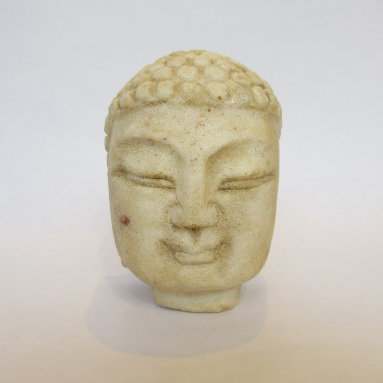 Carved Stone Buddha Head