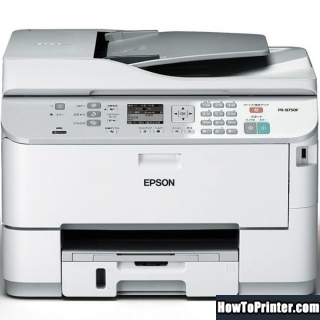 Reset Epson PX-B750F printer by Resetter program