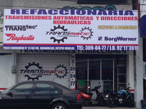 REFACCIONARIA TRANSMATIC (Transmisiones Automaticas y Direcciones Hidraulicas), B, Jiutepec - Cuernavaca 32, Revolucion, 62577 Jiutepec, Mor., México, Tienda de transmisiones | MOR