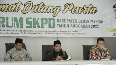 Bupati  Sarkawi Singgung MTQ  Dalam Musrembang Forum SKPK