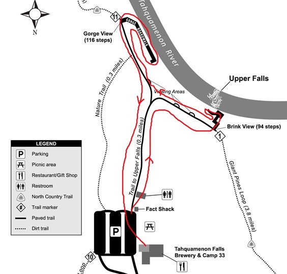 Tahquamenon Falls State Park Upper Falls Day Use Map - tq_upper_falls_day_use.pdf