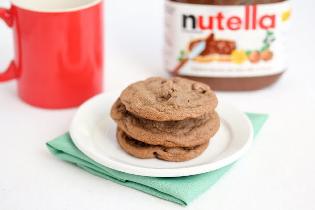 Chewy Nutella Cookies