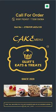 Sujit'ss Eats & Treats menu 1