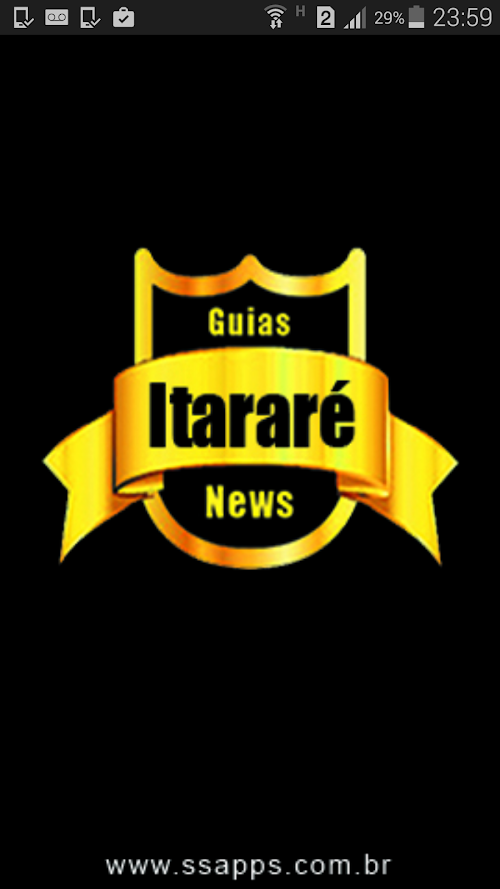 Android application Guias News Itararé-SP screenshort