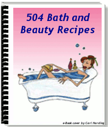 Cover of Nina Devis's Book 504 Bath And Beauty Recipes