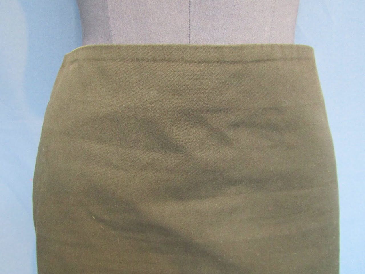 Alexander McQueen Twill Pencil Skirt