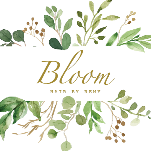 Bloom, hair by remy logo