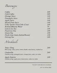 Kogai - Fine Japanese Dining menu 1