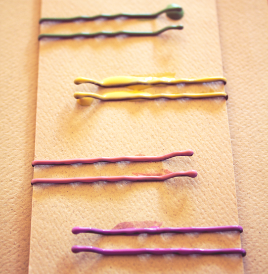 DIY Your Own Colored Bobby Pins | Lavender & Twill