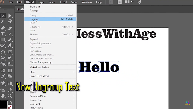 add gradient colors to text in illustrator