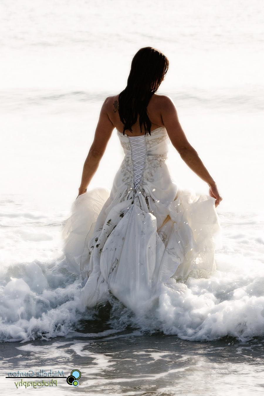 artsy wedding dress