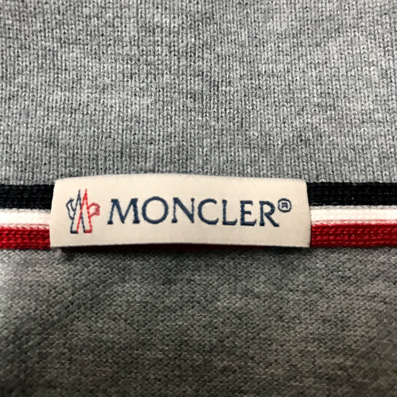 Moncler Navy Blue & Gray Polo Shirt Pair