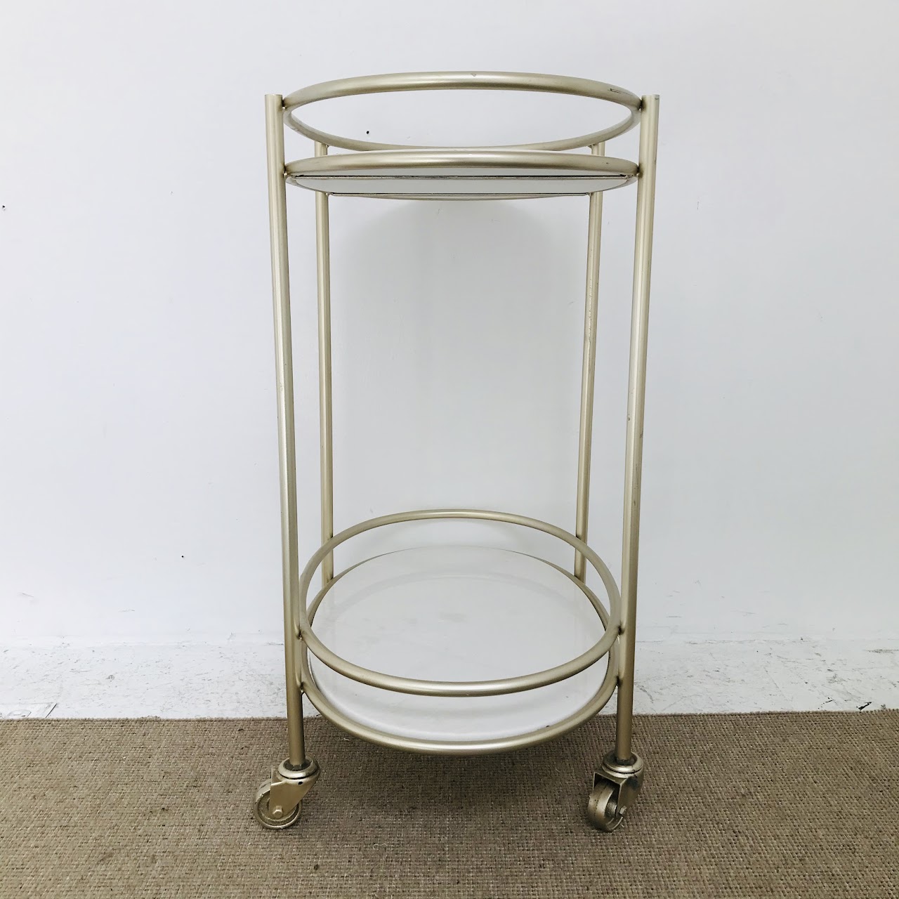 Marble Tiered Bar Cart