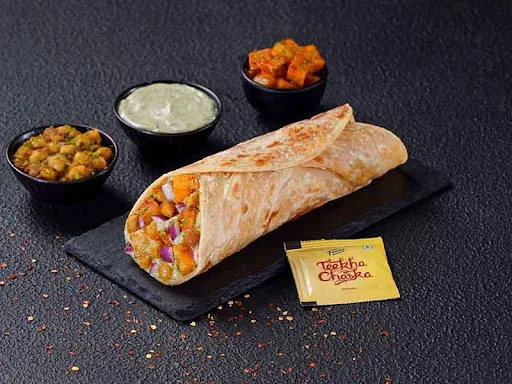 Punjabi Chole Paneer Wrap