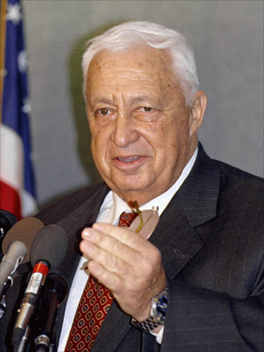 Former Israeli Prime Minister Ariel Sharon file photo
