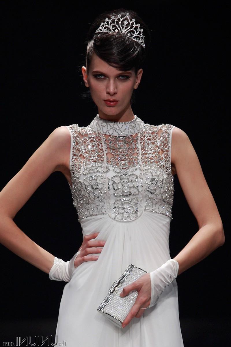 White Lace Embroideried Mesh