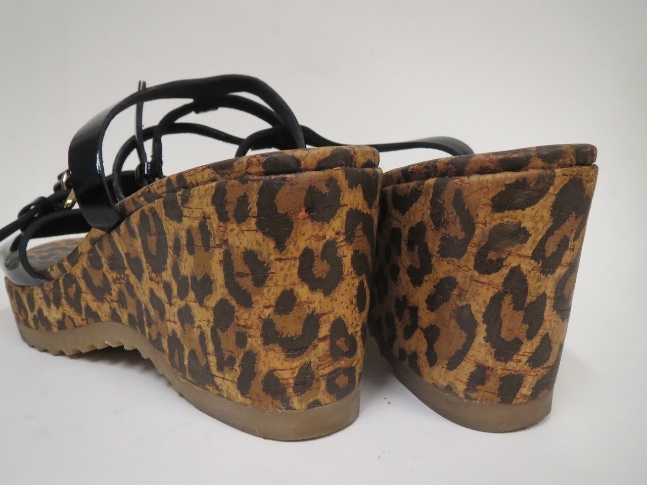 Stella McCartney Leopard Print Sandals