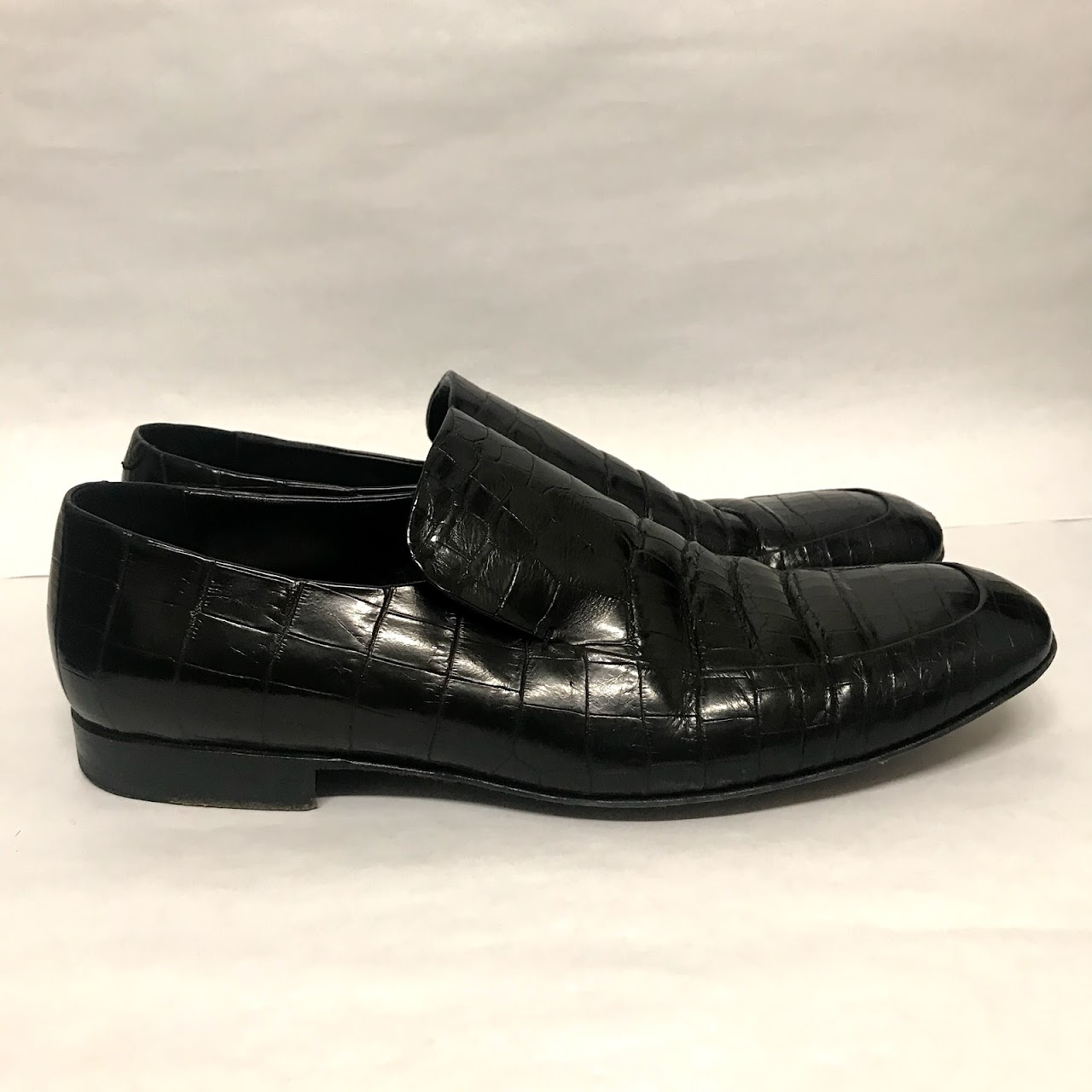 Louis Vuitton Alligator Loafers