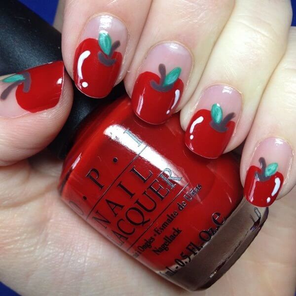 Top 30 red nail art designs you can’t stop trying - Fashionre